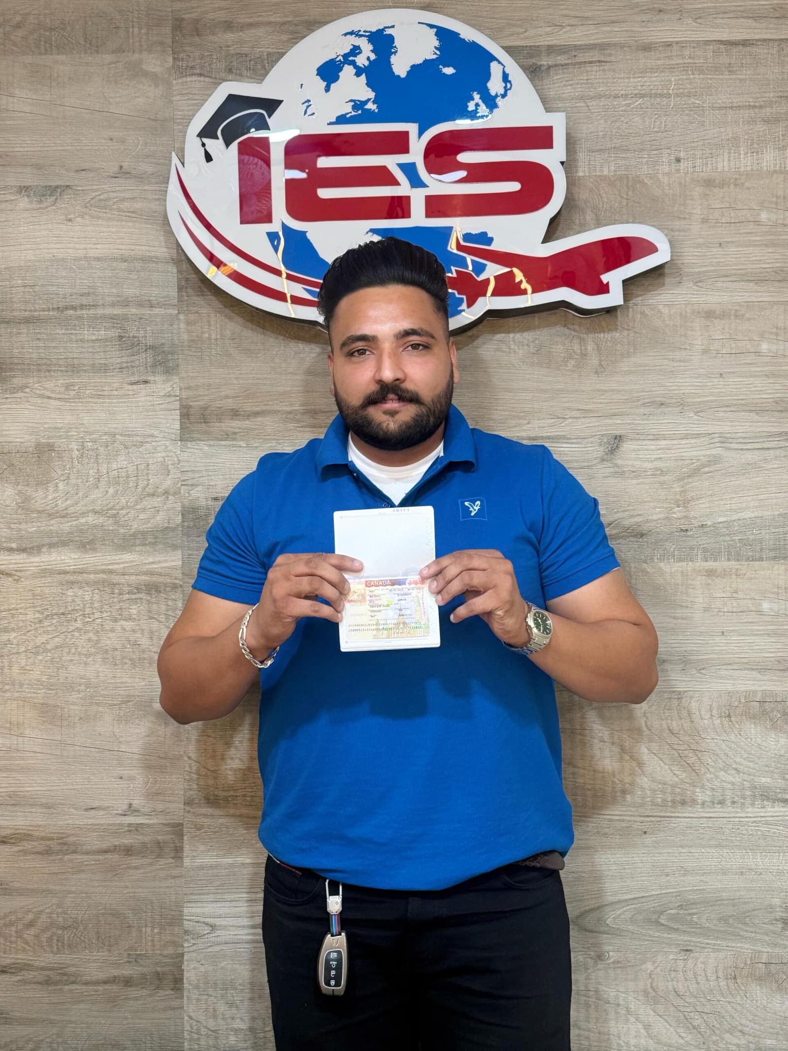 IES Immigration client with approved Canada visa